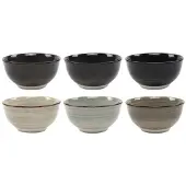 Cookinglife Kleine kommen Delice Grijs ø 12 cm - 6 stuks