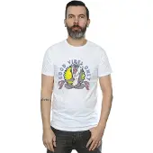 Disney Heren The Lion King Rafiki Alleen Goed Vibes T-shirt (Wit)