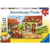 Ravensburger Drukte op de boerderij