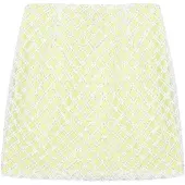 Refined Department R2603266954 ladies knitted short sequin skirt yael