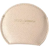 Dolce&Gabbana Halve Maan Muntentas Beige Leer
