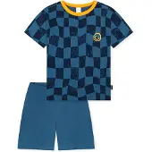 Schiesser Nachtkledij ' Kids Nightwear ' blauw / zwart