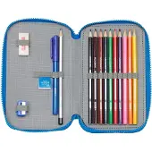 Big Buy Cooking Donald Duck Gevuld Etui, Navy - 28 st. - 19,5 x 12,5 x 4 cm - Polyester