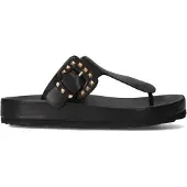 Stefano lauran Dames Slippers Dk5668 - Zwart - Maat 38