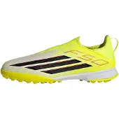 Adidas Sportschoen 'F50 League' geel / lichtgrijs / karmijnrood / zwart