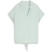 Tom Tailor Blouse lichtgroen / wit