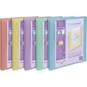 Exacompta Kreacover Pastel 30 mm Ringband PP (Polypropeen) A4+ 4 Ringen Assortiment 51779E 15 Stuks