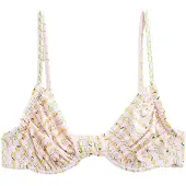 Next Bikinitop donkergroen / oranje / pink / rosa