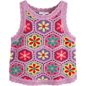 Next Gebreide top honing / lavendel / rosa / knalrood
