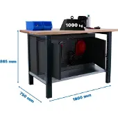 Simonwork (bancos De Trabajo) Bt6 Pro Werkbank 865x1800x750 Mm