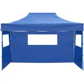 vidaXL Partytent Blauw 291 x 431 x 315 cm Oxford Stof