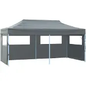 vidaXL Partytent Antraciet 291 x 580 x 315 cm Oxford Stof