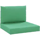 vidaXL Palletkussens 2 st stof groen