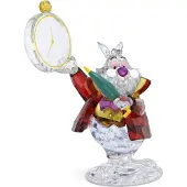 Swarovski beeldje Alice in Wonderland White Rabbit 5670229 | meerkleurig kristal figuur, decoratie interieur, tijdloos design