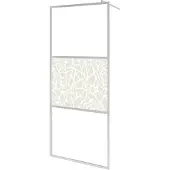 Syfax Inloopdouchewand met stenenmotief 140x195 cm ESG-glas