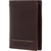 Bruno Banani Leer portemonnee Atlanta Flip Wallet Brown bruine