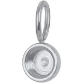 Ixxxi Charm Top Part Base Zilver