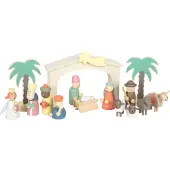 Small Foot - Houten Kribbe Kerstverhaal Speelset