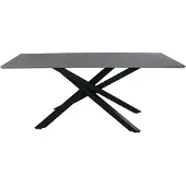 Venture Home Pippi eetkamertafel 90x190cm grijs.