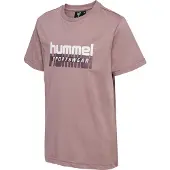 Hummel Functioneel shirt mauve / wit