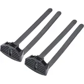 Axa flex mount fietsslot - 170mm - trekkingfiets - art - zwart