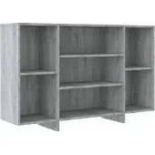 Syfax Dressoir 120x30x75 cm bewerkt hout grijs sonoma eikenkleurig
