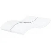 Syfax Schuimmatras hardheid H2 H3 180x220 cm wit