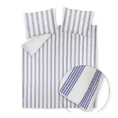Vandyck Dekbedovertrek Pure 95 Indigo Percal-140 x 200 / 220 cm | 1-Persoons