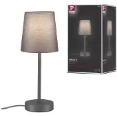 Paulmann Stellan II 80104 Tafellamp E27 Grijs