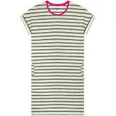 Schiesser Nachthemd ' Casual Essentials ' kaki / offwhite