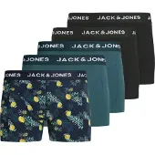Jack & Jones Boxershorts 'JACJAKE' marine / navy / geel / zwart
