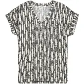 Garcia Shirt zwart / wit