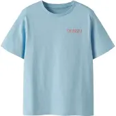 Name it Shirt 'NKMFELIX' lichtblauw / lichtgroen / lichtrood / zwart