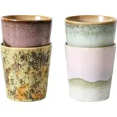 HK Living 70's mok 4-pack Serendipity