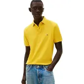 Tommy Hilfiger regular fit poloshirt regular fit geel