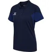 Hummel Travel Short Sleeve Polo Blauw XL Vrouw