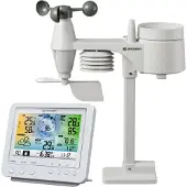 Bresser - 13347 - Draadloos weerstation met kleurendisplay en 5-in-1 professionele sensor, wit
