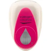 Vaessen creative Pons - Figuurpons - Druppel - 3,3 x 5,1 cm