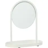 J-Line spiegel + juwelenhouder - ijzer - wit - small