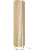 J-Line lampadaire staanlamp wit/natuurlijk - metaal - 34 x 138 cm