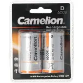 Diversen Oplaadbare D / HR20 Ni-Mh Batterijen (2 stuks, 10000 mAh)