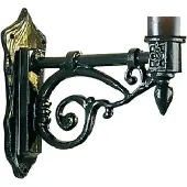 Ks Verlichting Nostalgic wall support Edam zwart