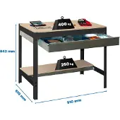 Simonwork (bancos De Trabajo) Bt0 Box Werkbank 842x910x610 Mm