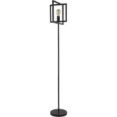 Searchlight Vloerlamp Squares, zwart, Woon-/ Eetkamer, metaal, Modern, vloerlamp
