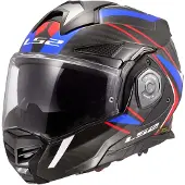 LS2 Helmets LS2FF901AdvantXCFutureIIWitBlauw06Systeemhelm Maat XS