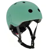 Scoot & Ride Helm S-M, Highwaykick veiligheidshelm voor kinderen, kleur: Forest