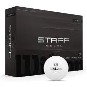 Ginza.se - Staff Model Golfboltar Hvítir (12 stk.) – Tour-frammistaða með nákvæmni og stjórn