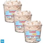 Haribo Schuim Witte Muizen (3x 150 stuks)