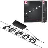 Paulmann 94424 Kabelsysteem compleet LED Zwart (mat), Chroom