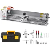 Vevor Metaaldraaibank 220x1000 mm Draaibank Automatische Voeding 2500 tpm Toerental 1250 W Borstelloze Motor